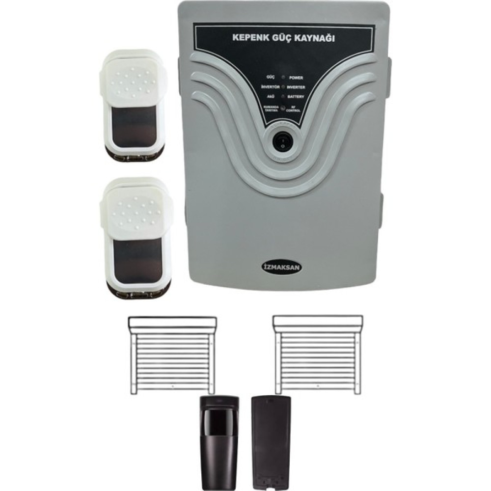 Izmaksan Kepenk Güç Kaynağı - 1200 Watt Emniyet Fotosel Göz Radarlı 1 Kanal (Tek Kepenk) Power Supply Fiyatı
