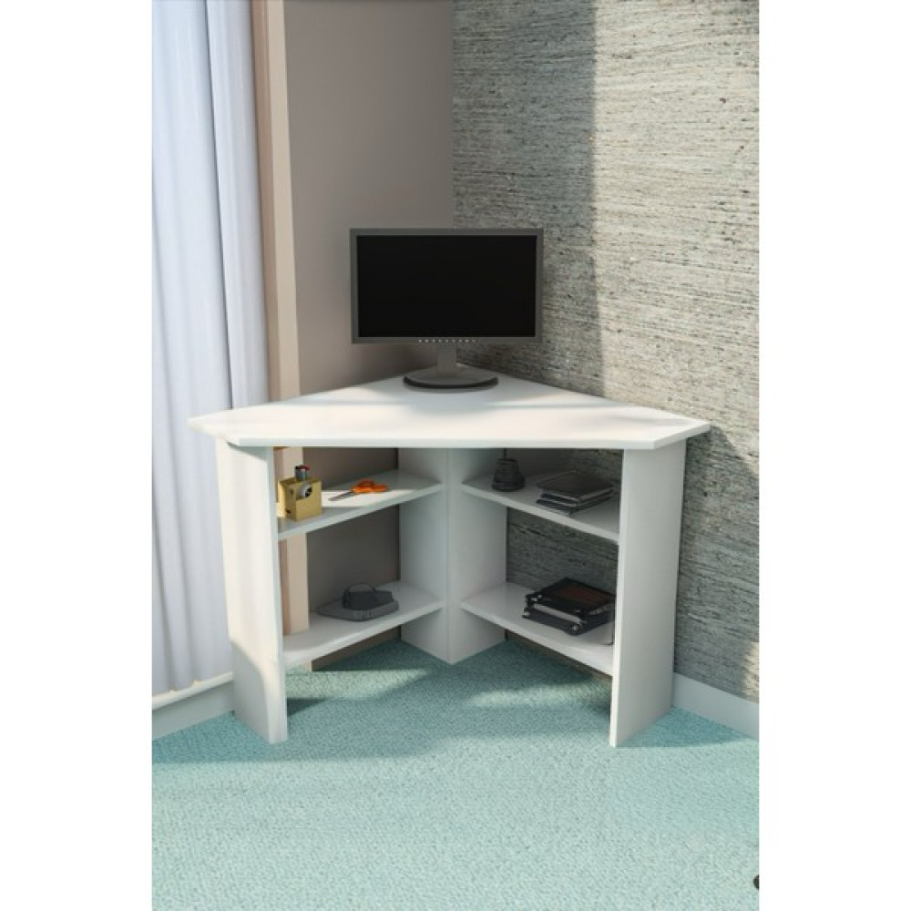 İzmir Alinda Mobilya Çalışma Masası Köşe Çok Amaçlı Bilgisayar Masası - 80 CM - Beyaz Çalışma Masası Fiyatı