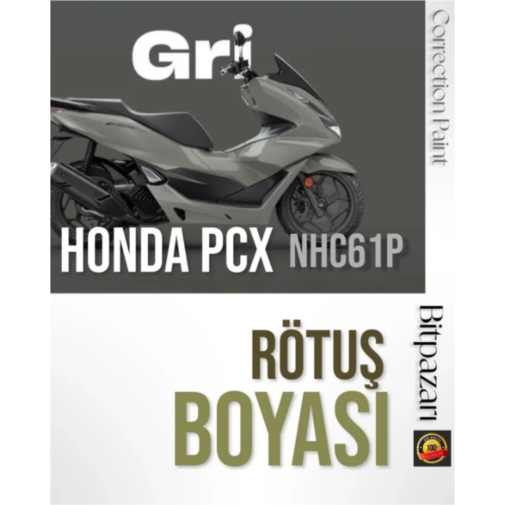 İzmir Bitpazarı Honda Pcx NHC61P Nardo Gri - Orijinal Çizik Giderici Rötüş Boyası 28ML. Diğer Fiyatı