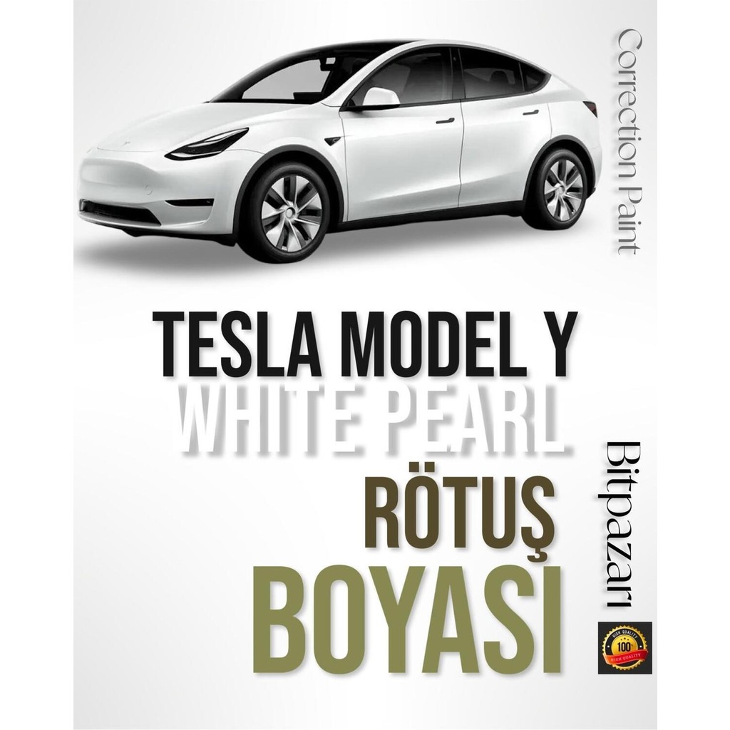 İzmir Bitpazarı Tesla Model Y White Pearl (Sedefli Beyaz) Ppsw - Profesyonel Rötuş Boyası Çift Şişe 20/20ML. Diğer Fiyatı