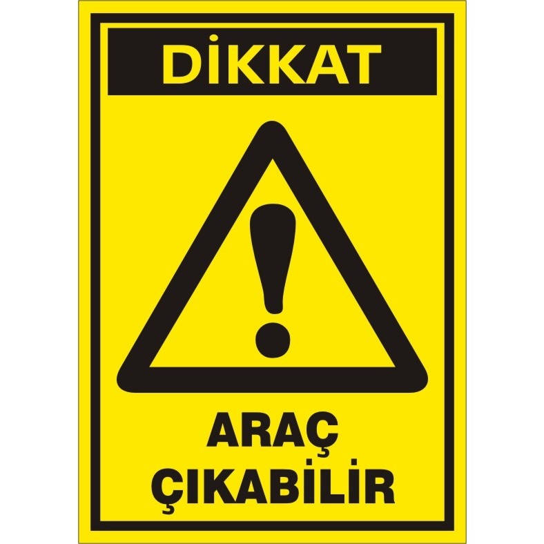İzmir Serigrafi Dikkat Araç Çıkabilir 2.6 mm PVC Uyarı Levhası 25 x 35 cm SSD / Solid State Drive Fiyatı
