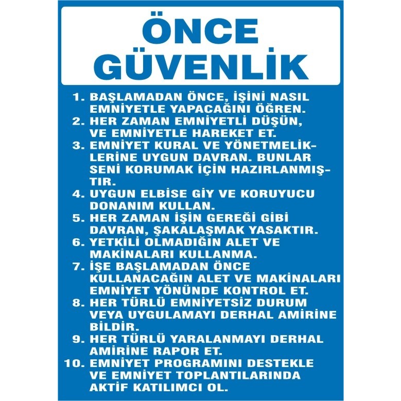 İzmir Serigrafi Önce Güvenlik 2.6 mm PVC Uyarı Levhası 25 x 35 cm SSD / Solid State Drive Fiyatı
