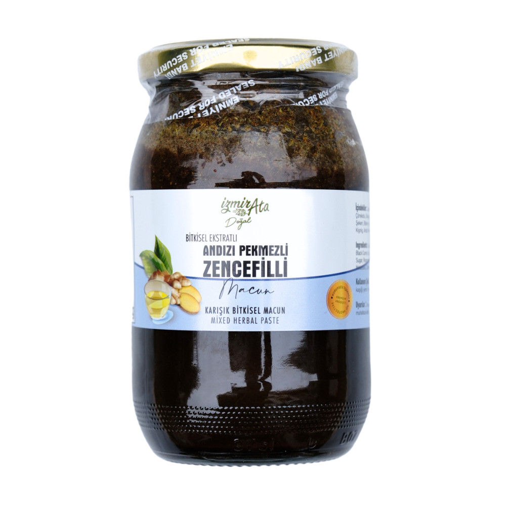 İZMİRATADOĞAL Andız Pekmezli Zencefilli Macun 420 Gr Organik Ürünler Fiyatı