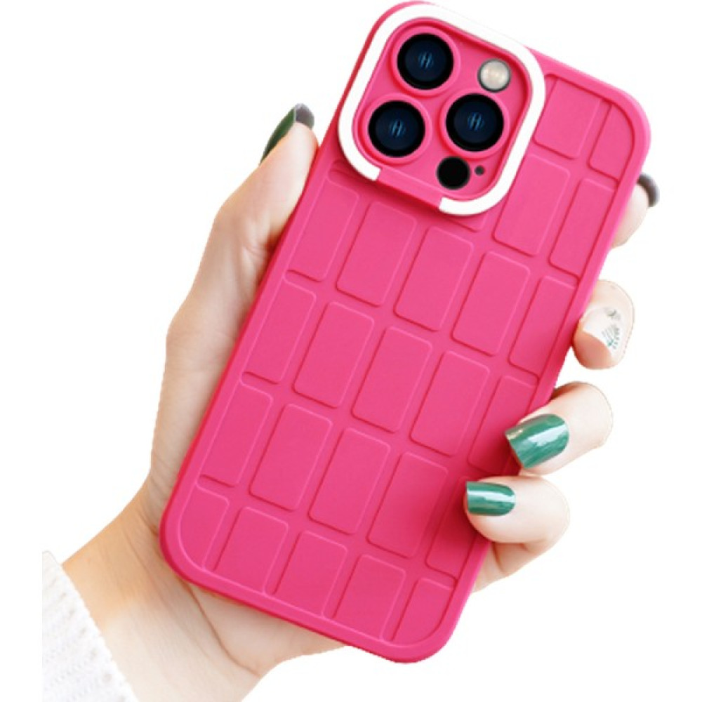Iznik Red Apple iPhone 12 Pro Max Silikon Görünmez Lens Tutucu Telefon Kılıfı (Yurt Dışından) - Pembe Cep Telefonu Kılıfı Fiyatı