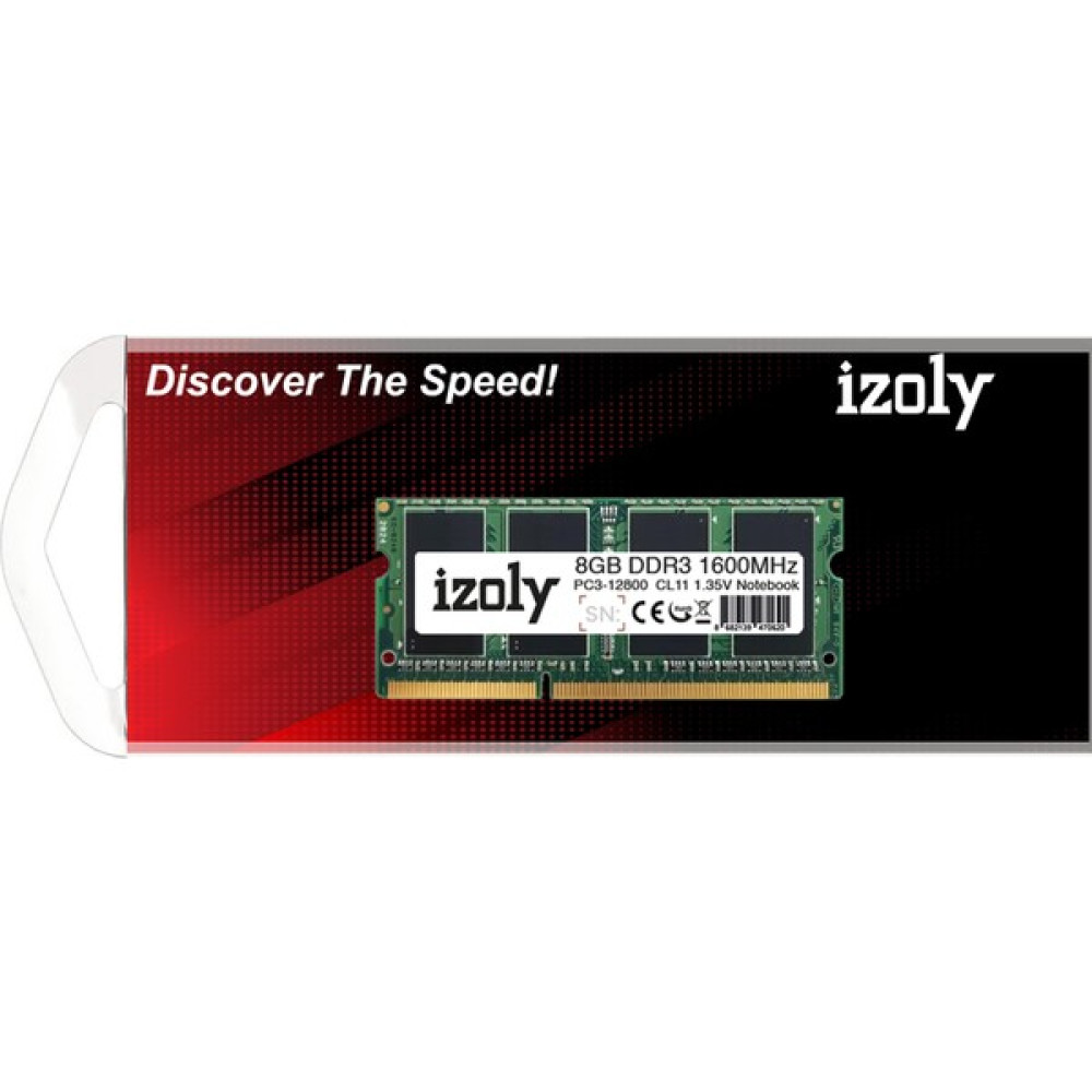 IZOLY 8gb Ddr3 1600MHZ 1.35v/1.50v AD8GD31600 Notebook Ram RAM Bellekler Fiyatı