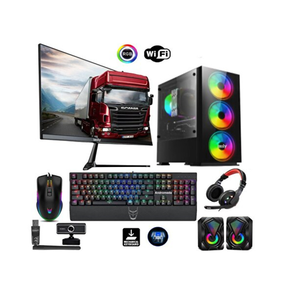 İzoly K205 i5 3470 24" 16 GB RAM 256 GB SSD 1 TB HDD 4 GB GT 740 FreeDOS Masaüstü Oyun Bilgisayarı Masaüstü Bilgisayar Fiyatı