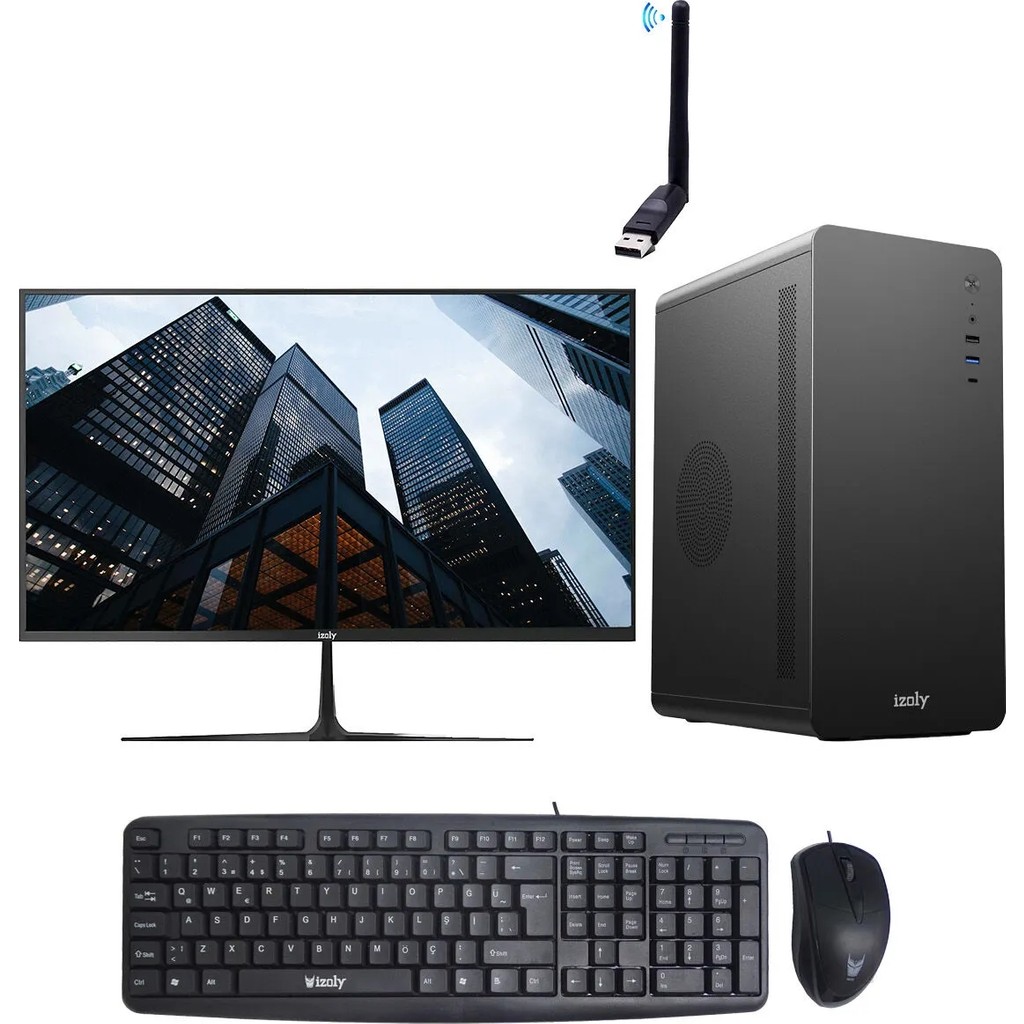 İzoly M110 XZ i5-4400 16GB 256GB 22" Oem Seti Masaüstü Bilgisayar Fiyatı