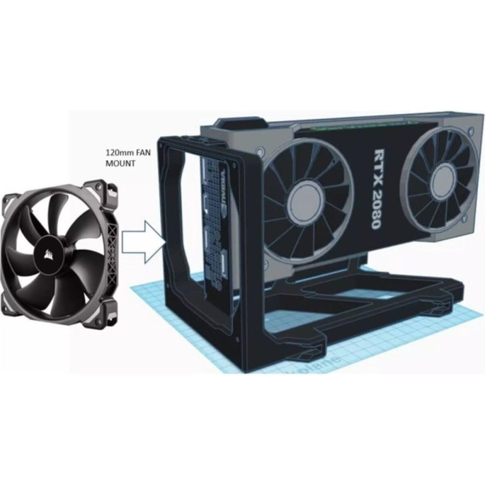 İzzco Gpu Stand Ekran Kartı Tutucu Mining Rig Alternatif Fan Takılabilir Bilgisayar Yedek Parça Fiyatı