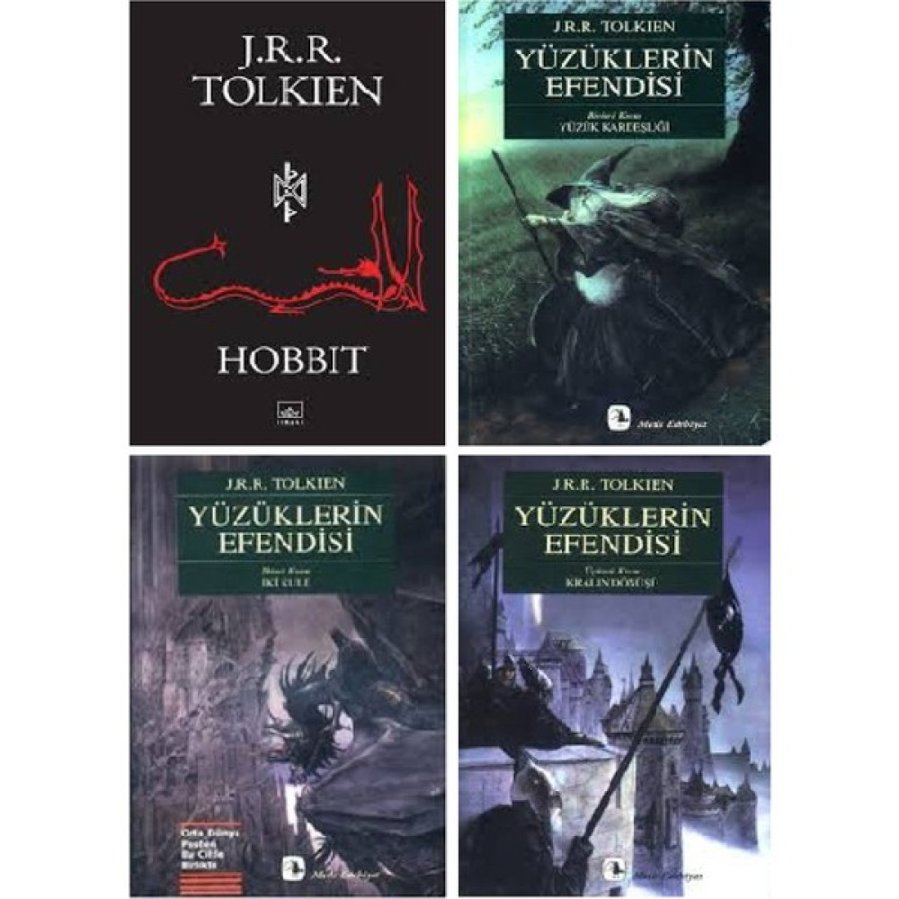 J. R. R. Tolkien 4 Kitap Set - Hobbit - Yüzüklerin Efendisi Üçlemesi Bilim Kurgu & Fantastik Fiyatı