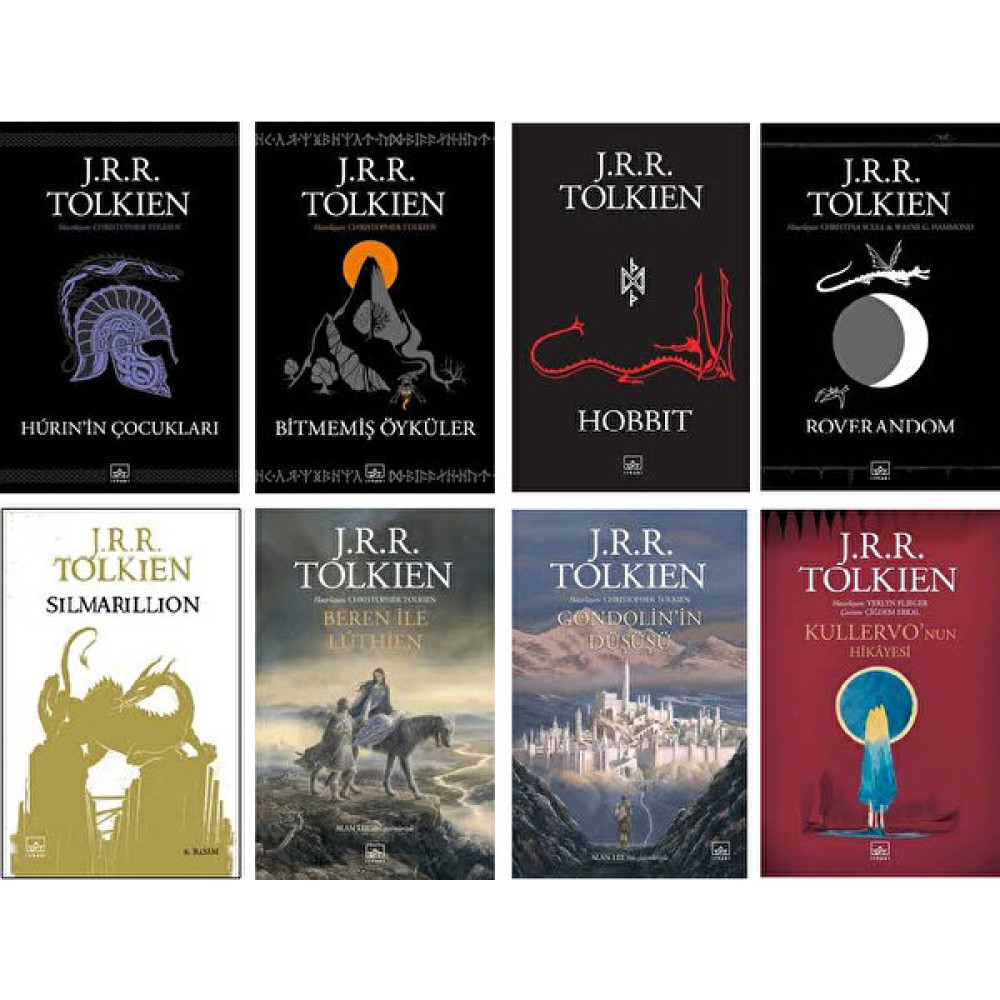 J. R. R. Tolkien Orta Dünya Seti 8 Kitap / Hurin'in Çocukları - Bitmemiş Öyküler - Hobbit - Roverandom - Silmarillion - Beren ile Luthien - Gondoli... Bilim Kurgu & Fantastik Fiyatı
