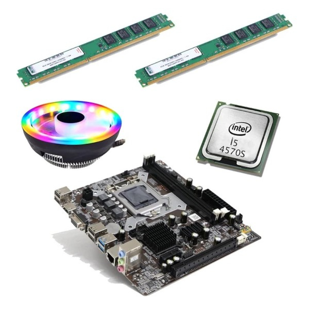 J-Tech X84 I5-2400 3.40GHZ + 16GB Ram + H61 Anakart + Rgb Cpu Fan Bundle Motherboard Anakart Fiyatı