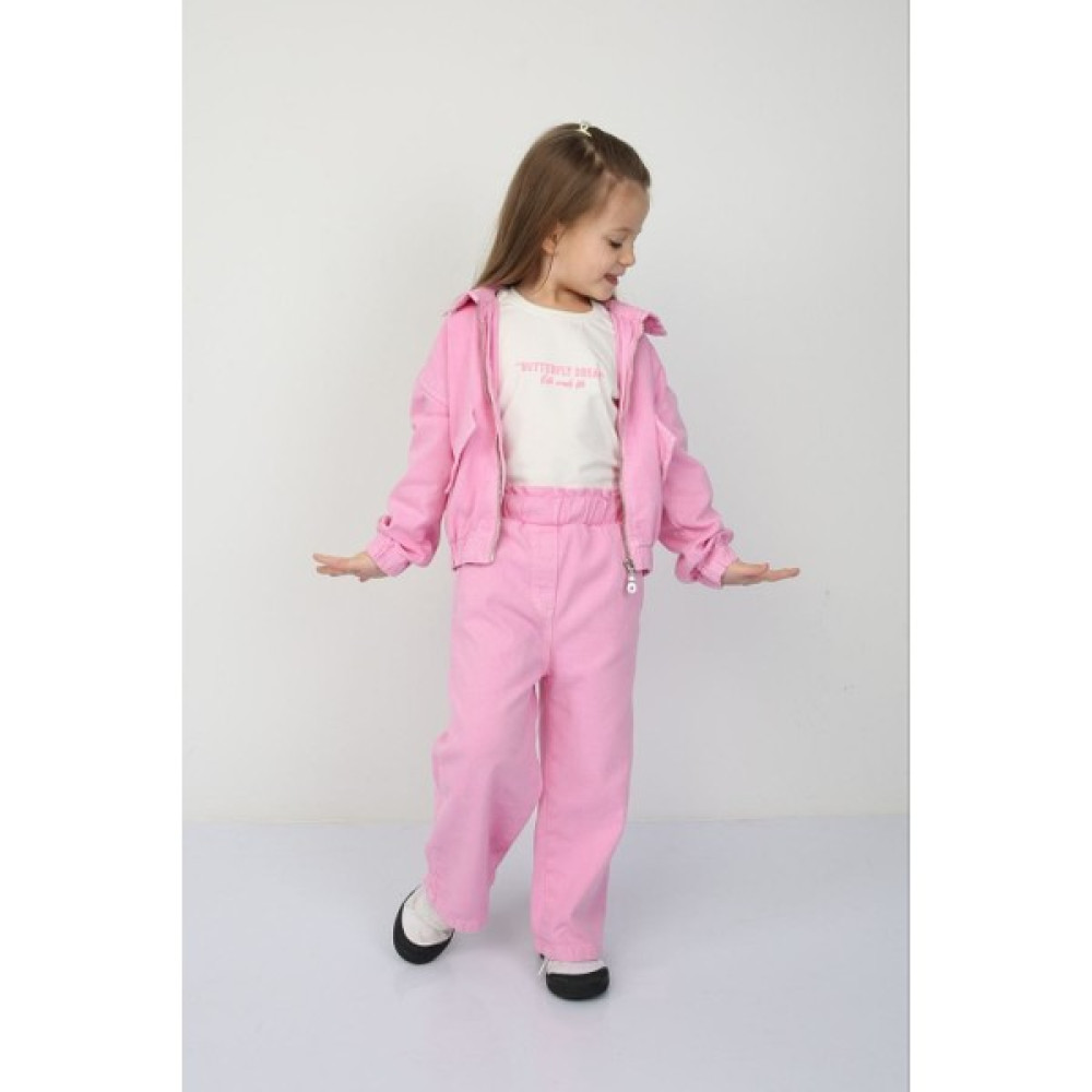 Jabber Gabardin Ceket T-Shirt Pantolon 3lü Takım Kız Çocuk Giyim Takımı Fiyatı