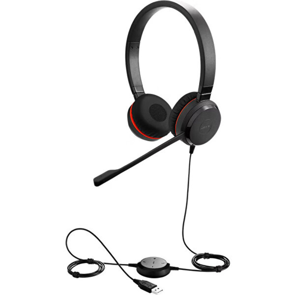Jabra Evolve 30 Iı Ms Stereo Kulaklık - Kırmızı - Siyah Kulak Üstü Kulaklık Fiyatı