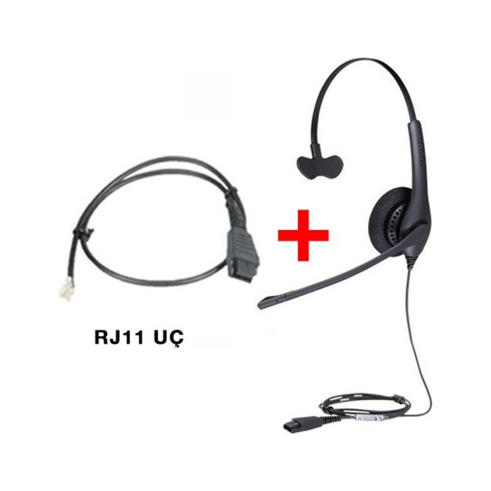 Jabra Mono Qd Nc Mikrofonlu Kulaklık Bız 1500 - Siyah Kulak İçi Kulaklık Fiyatı