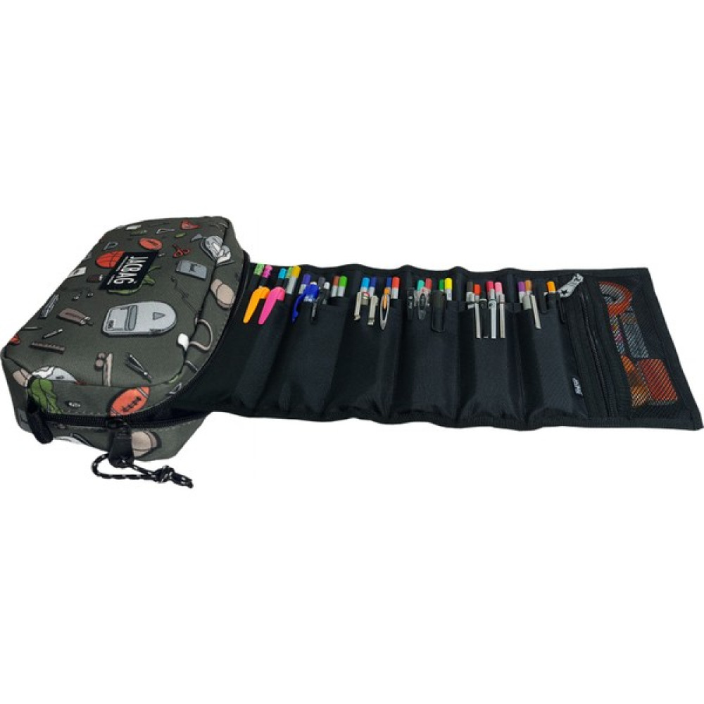 Jacbag Organizer Rulo Kalem Çantası - Kırmızı - Gök Mavisi Kalemlik (Kalem Kutusu) Fiyatı