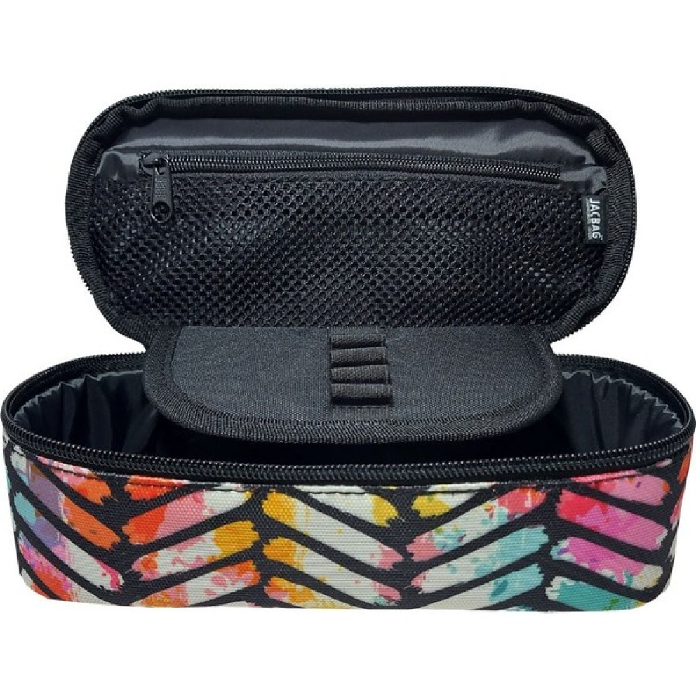 Jacbag Oval Kalem Kutu - Pembe - Sarı Kalemlik (Kalem Kutusu) Fiyatı