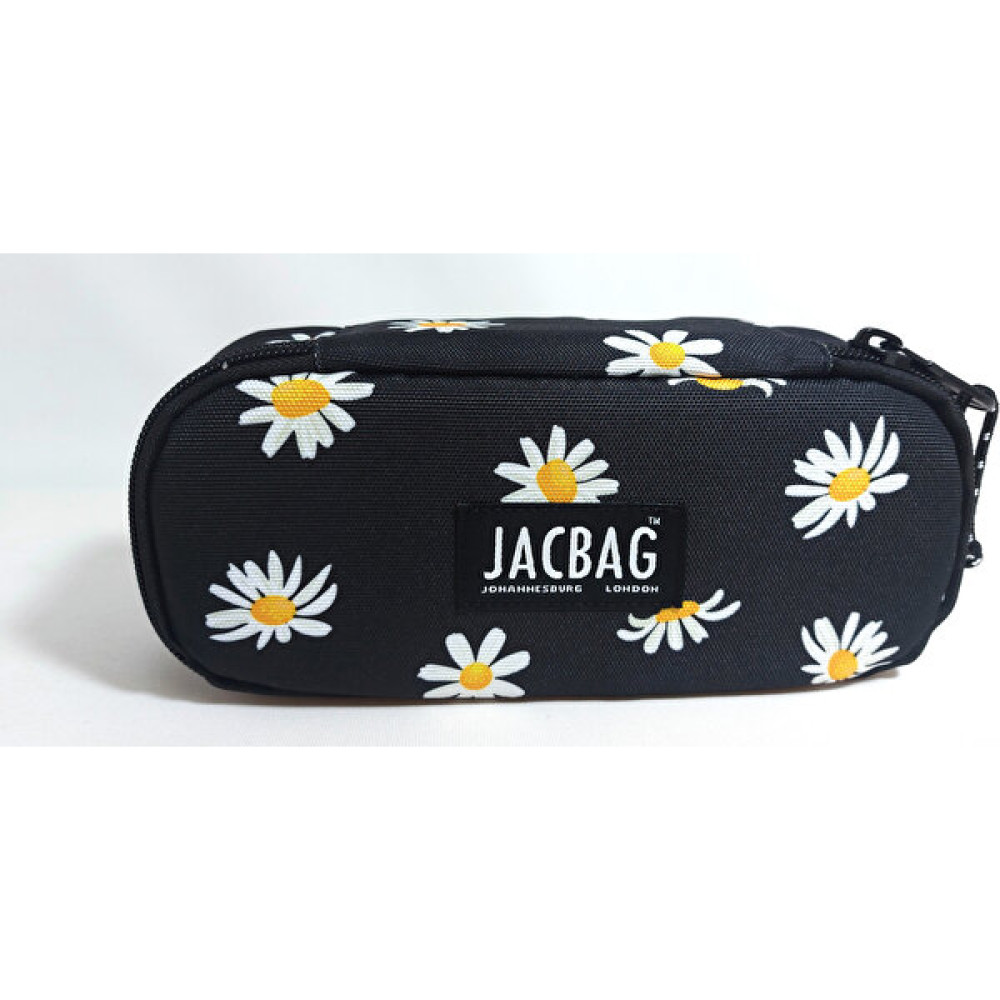 Jacbag Oval Pencil Case-Oval Tip Kalemkutu - Siyah - Sarı - Beyaz Kalemlik (Kalem Kutusu) Fiyatı