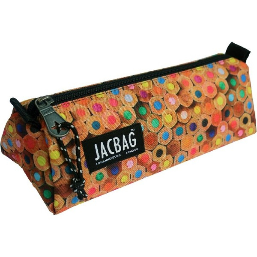 Jacbag Prime Jac 03 Üçgen Kalem Çantası - Siyah - Turuncu Kalemlik (Kalem Kutusu) Fiyatı
