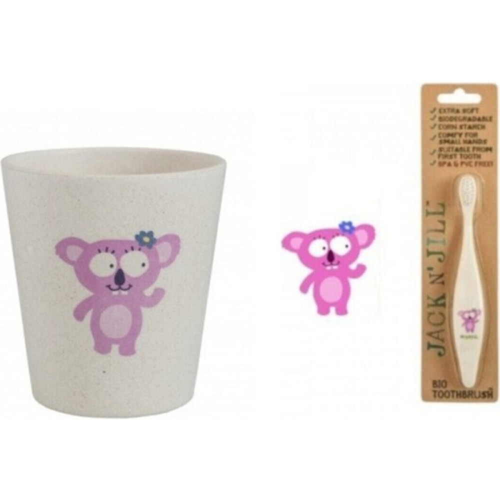 Jack And Jill Kids Koala Diş Fırçası ve Bambu Bardak Set Diş Fırçaları Fiyatı