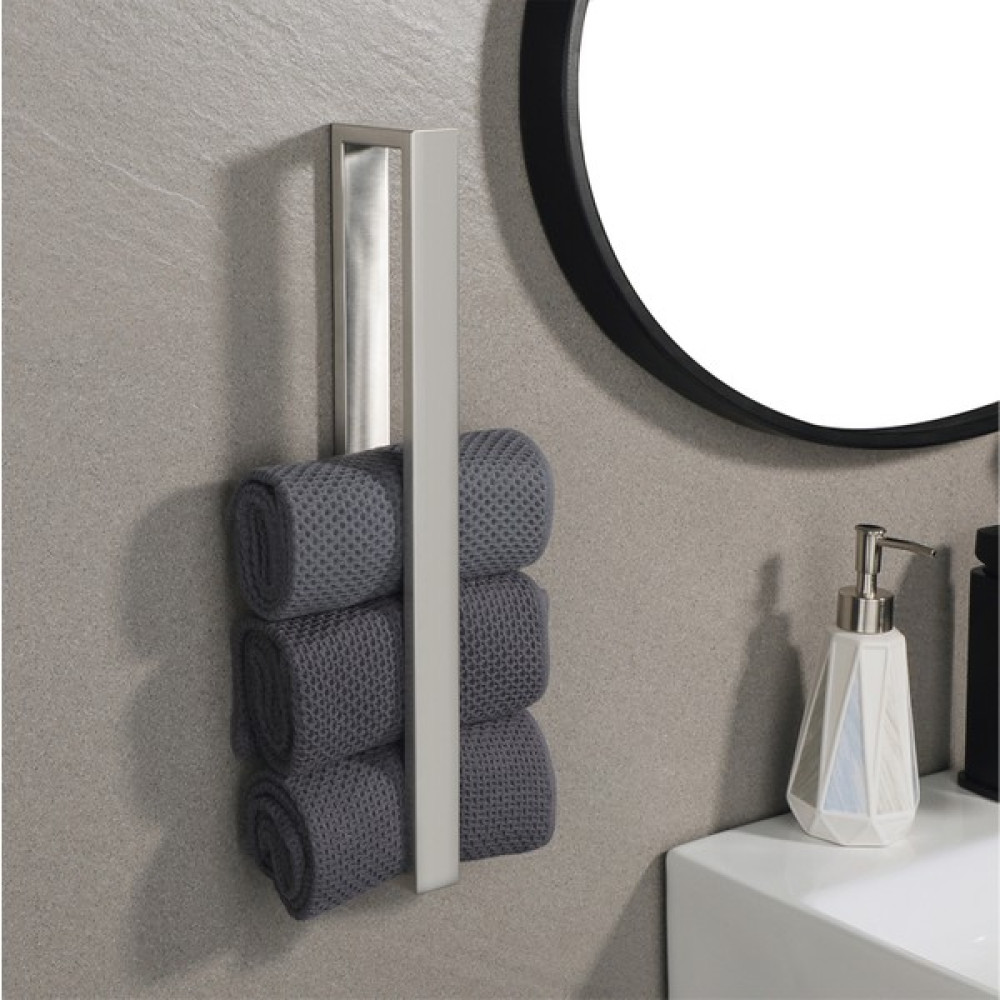 Jack Arti Duvara Monte Metal Banyo Mutfak Havluluk - Havluluk Depolama Organizer - Havlu Askısı - Krom - 30 cm Havluluk Fiyatı