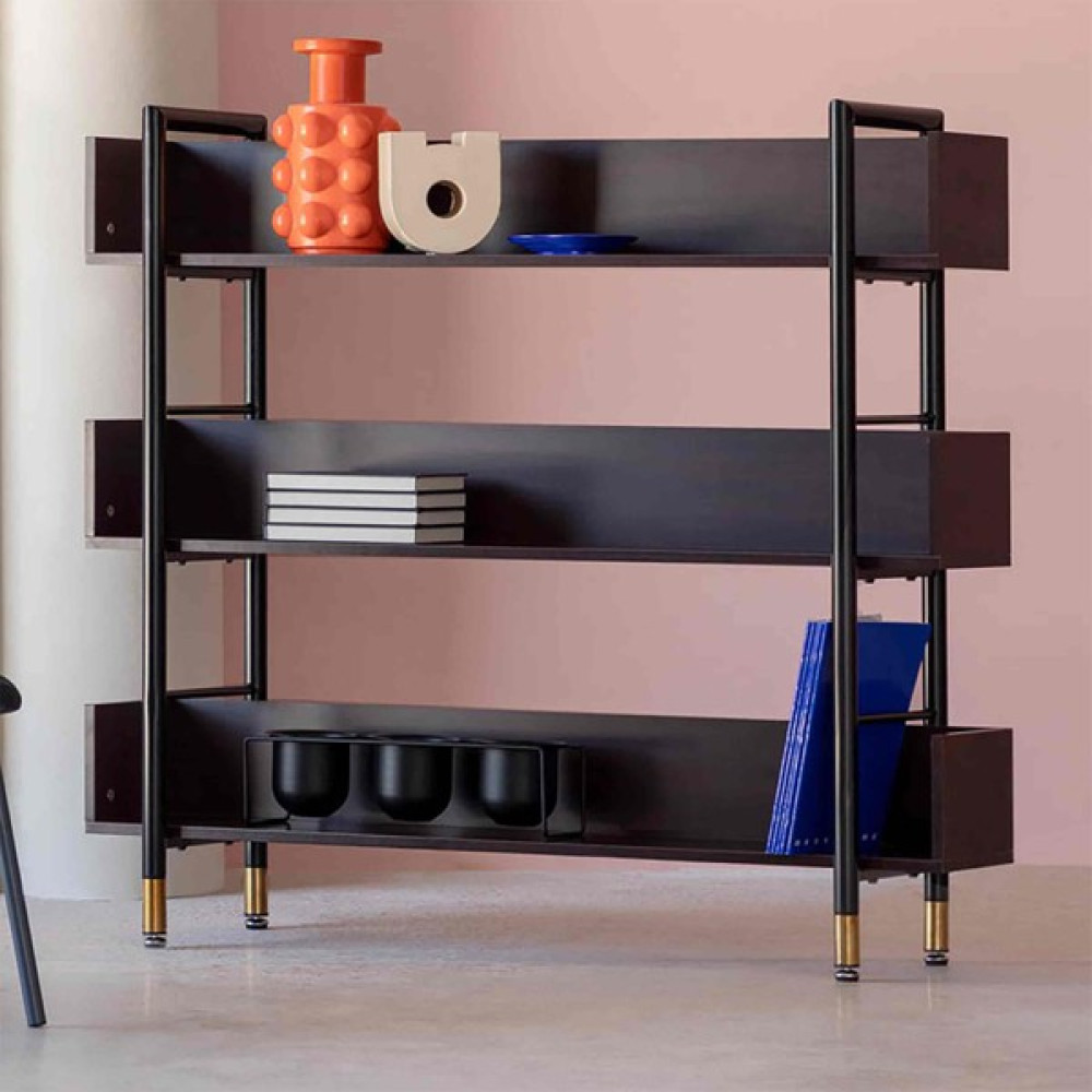Jack Arti Sunny 3 Raflı Modern Tasarım Metal Kitaplık Raf - Venge Kitaplık Fiyatı