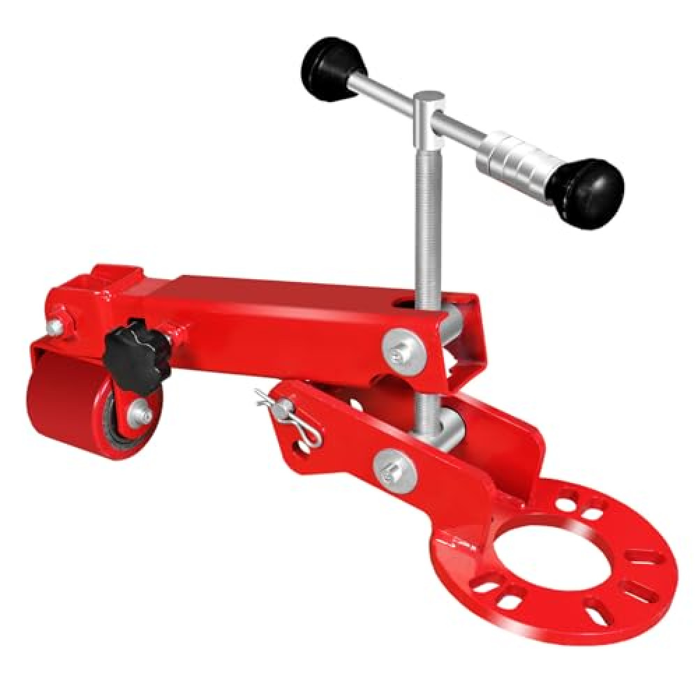 Jack Boss Fender Roller Reforming Extending Tool, Heavy Duty Wheel Arch Roller Flaring Former for Automobile Maintenance, Red