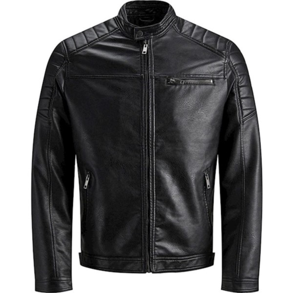 Jack & Jones 12147218 Jack & Jones Jcorocky Jacket Noos Erkek Deri Mont Ve Ceket Black Erkek Mont Fiyatı