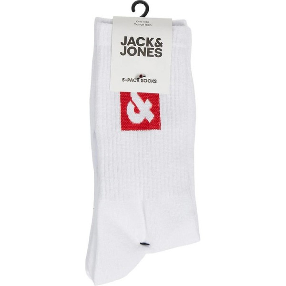 Jack & Jones 12241119 Jacdan Logo Tennis Socks 5 Pack Beyaz & - Standart Oto Boyaları Fiyatı