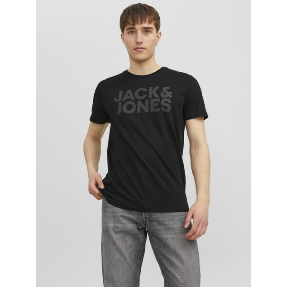 Jack & Jones Bisiklet Yaka Logolu Tişört-Corplogo Erkek T-shirt Fiyatı