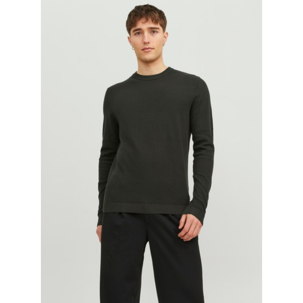 Jack & Jones Bisiklet Yaka Standart Haki Erkek Kazak 12236766_JJEMARCUS Knıt Crew Neck Erkek Kazak & Süveter & Triko Fiyatı