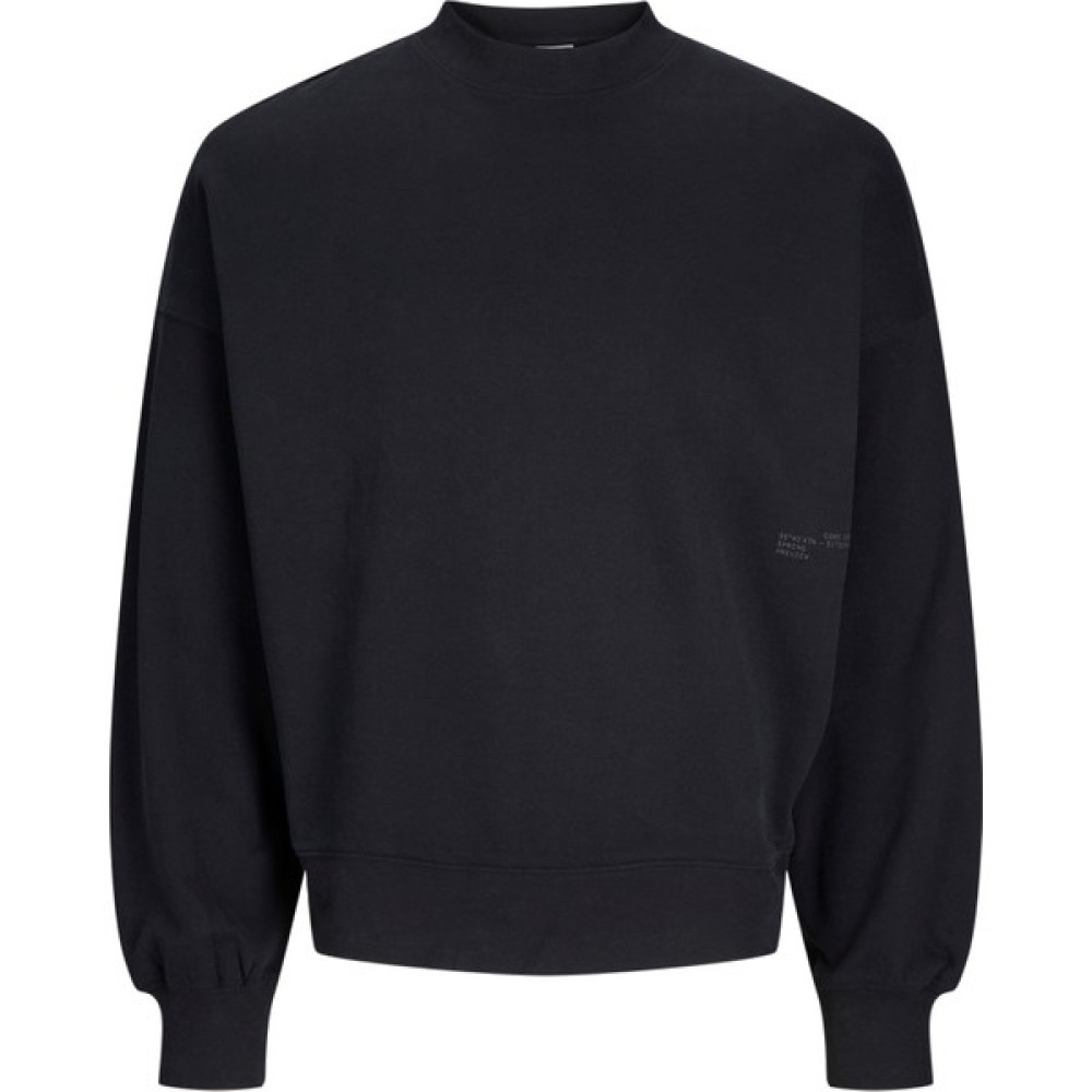 Jack & Jones Erkek Bisiklet Yaka Sweatshirt - Idun - 001-Siyah - L Oto Boyaları Fiyatı