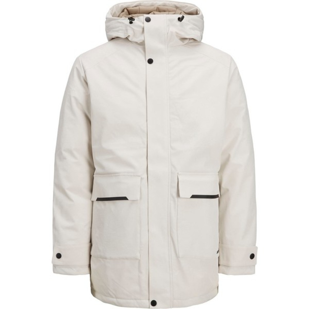 Jack & Jones Jack & Jones Kapüşonlu Bej Erkek Kaban 12211896 Erkek Mont Fiyatı