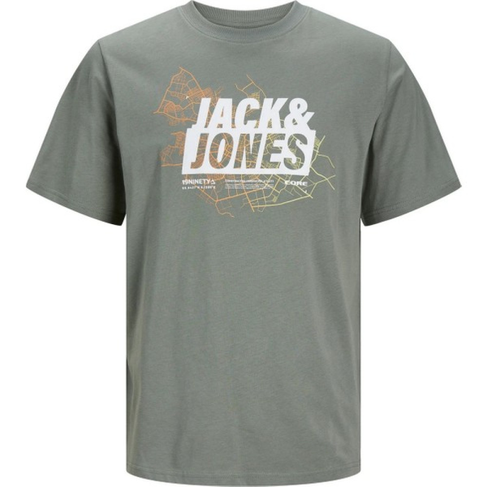 Jack & Jones Jack&jones Yuvarlak Yaka Büyük Beden Yeşil Erkek T-Shirt 12257364 Erkek T-shirt Fiyatı