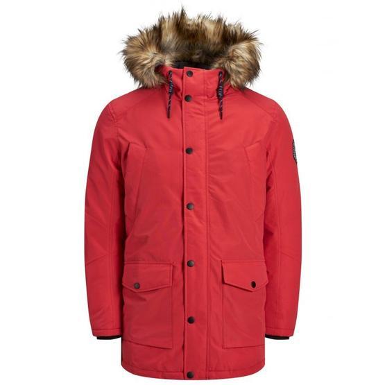 Jack & Jones Jcoearth 12138130-SKY Gri Melanj Erkek Parka