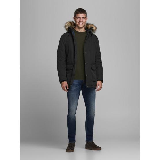 Jack & Jones Jcoearth 12138130-SKY Gri Melanj Erkek Parka