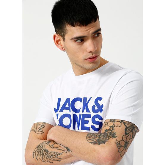 Jack & Jones Jjecorp Beyaz Erkek T-shirt Erkek T-shirt Fiyatı