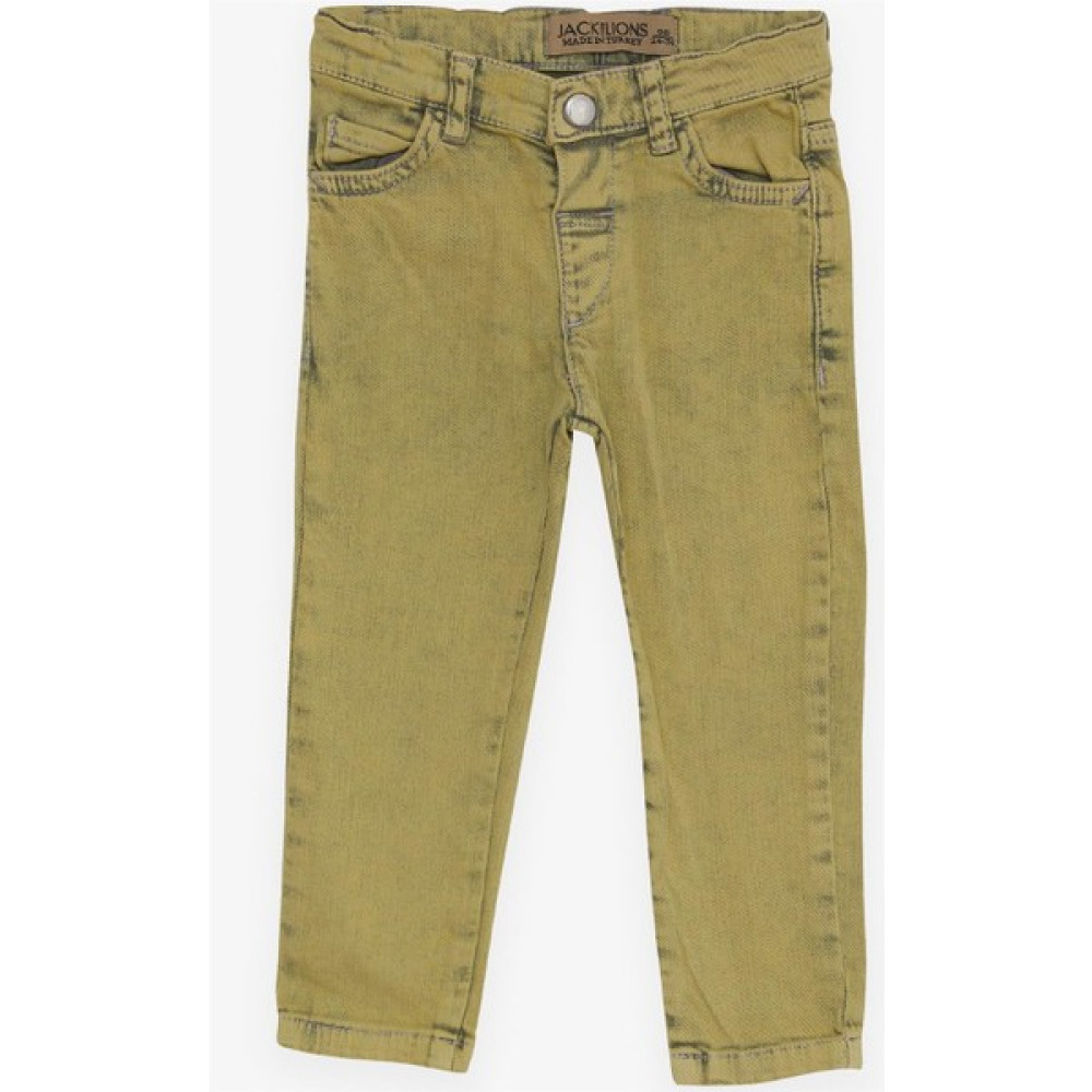 Jack Lions Erkek Bebek Kot Pantolon , Fıstık Yeşili Bebek Pantolon Fiyatı