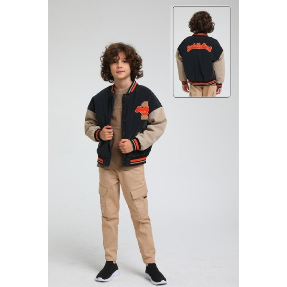 Jack Lions Jacklions Garson Erkek Çocuk Paraşüt Kumaş Kolej Ceket 3225 Lacivert Erkek Çocuk Mont Fiyatı