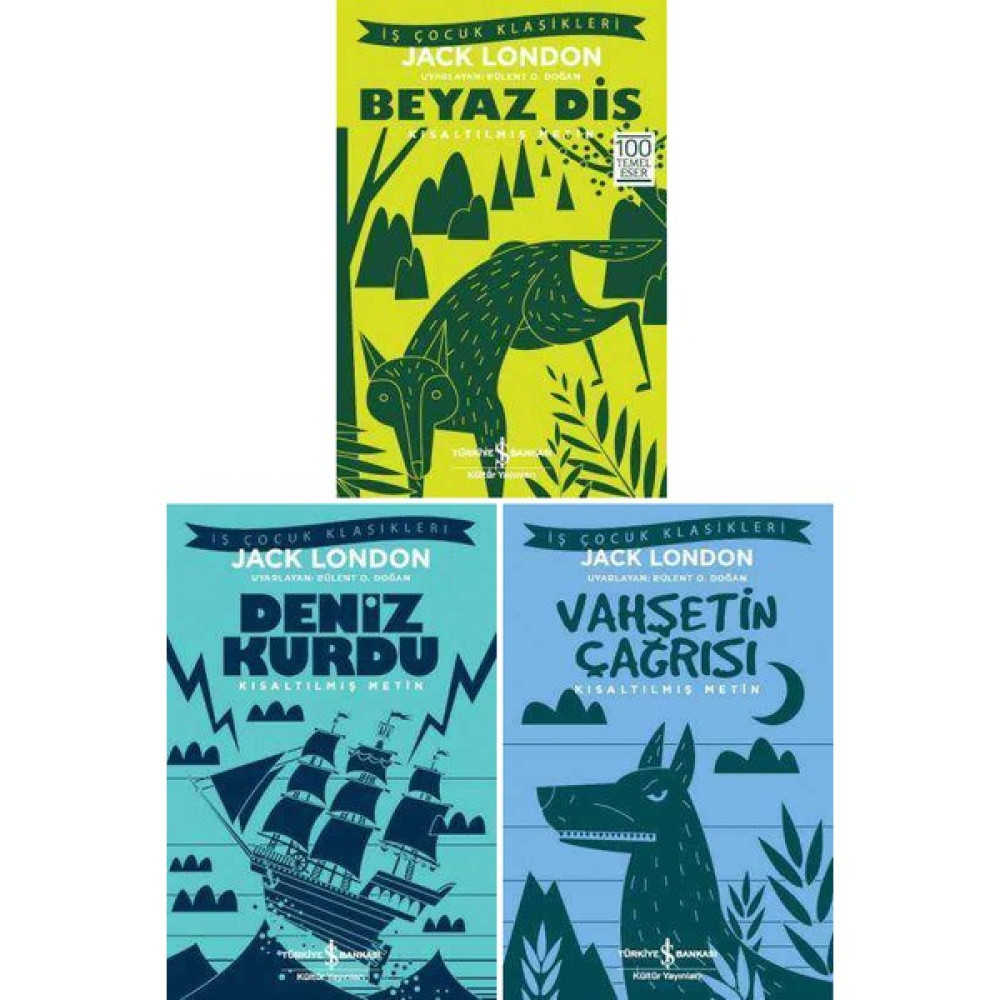 Jack London Çocuk Klasikleri 3 Kitap Set / Beyaz Diş - Deniz Kurdu - Vahşetin Çağrısı Çocuk Klasikleri Fiyatı