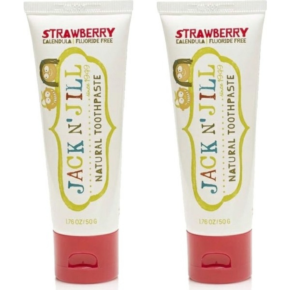 Jack N' Jill Jack N Jill Doğal Çilek Aromalı Diş Macunu 50 gr x 2 Adet Diş Macunları Fiyatı