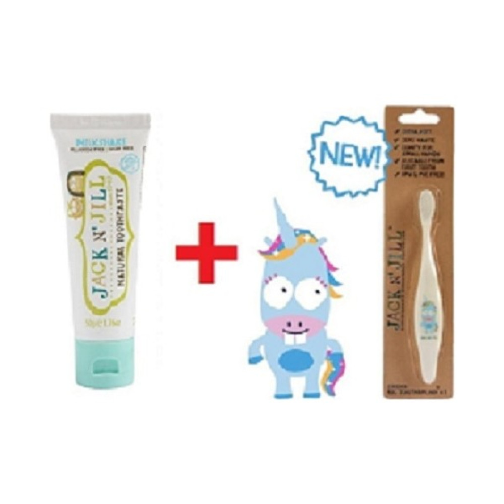 Jack N' Jill Jack N Jill Unicorn Diş Fırças + Milkshake Aromalı Macunu 50 gr Diş Fırçaları Fiyatı