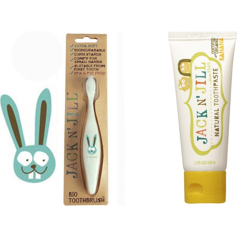 Jack N'jill Bebek Diş Seti (Bunny Diş Fırçası + Muzlu Diş Macunu) Diğer Fiyatı