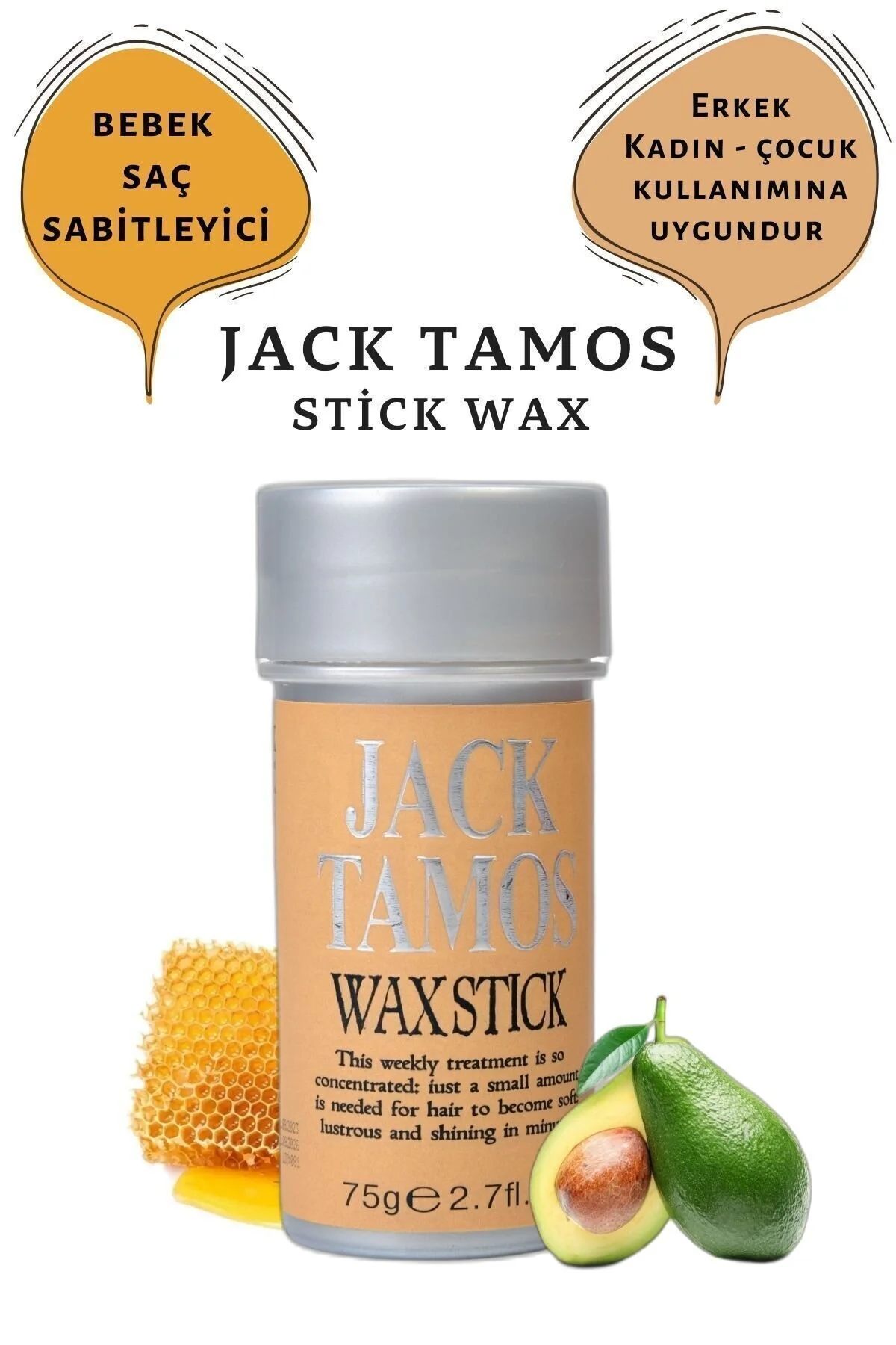 JACK TAMOS Hair Stick Wax 75 GR" Saç Şekillendirici Krem Fiyatı