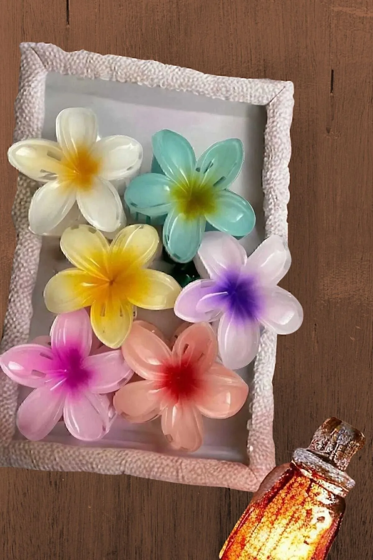 JACK TAMOS Lotus Çiçeği Mandal Toka 9 cm 6 ADET" Toka, Taç & Saç Bandı Fiyatı