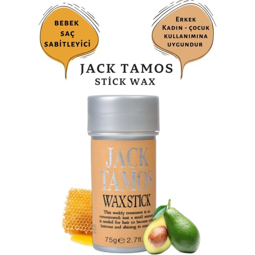 Jack Tamos Professional Jack Tamos Hair Stick Wax 75 gr - Renkli Saç Şekillendirici Krem Fiyatı