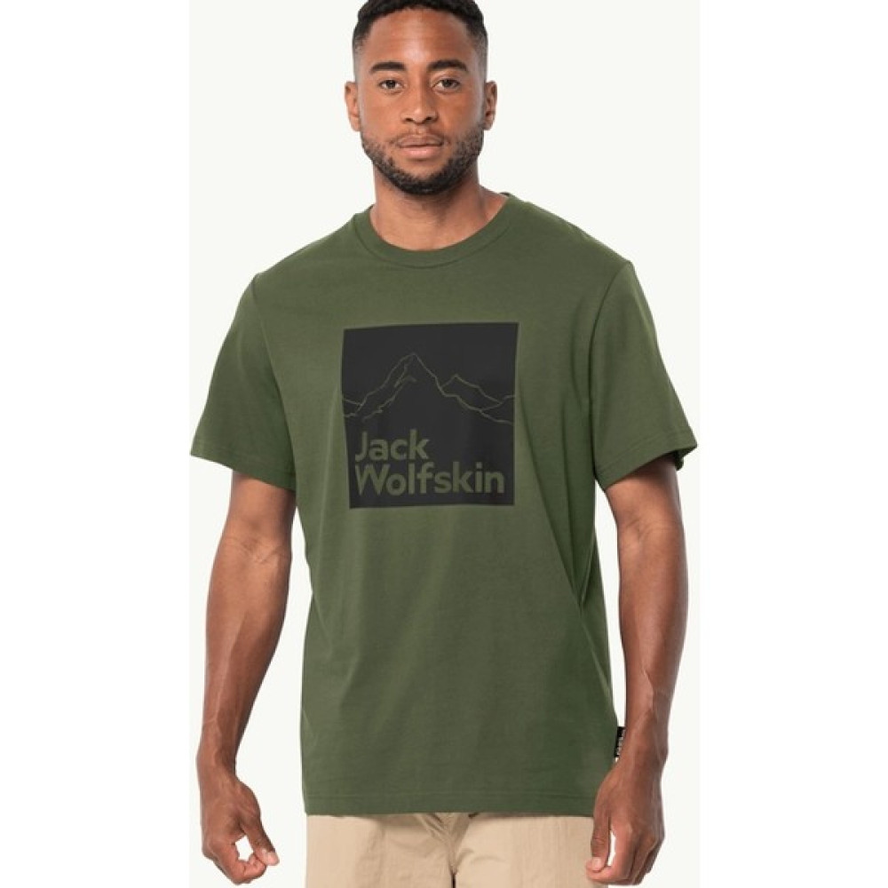 Jack Wolfskin Brand T M Erkek Yeşil Tshirt 1809021-4129 T-Shirt & Sweatshirt (Outdoor) Fiyatı