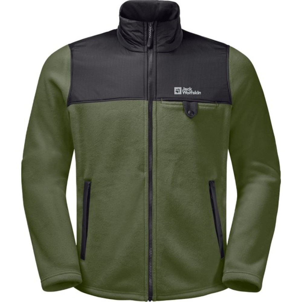 Jack Wolfskin Dna Grizzly Fz Erkek Outdoor Polar Ceket 1709982-4129 Haki Mont (Outdoor) Fiyatı