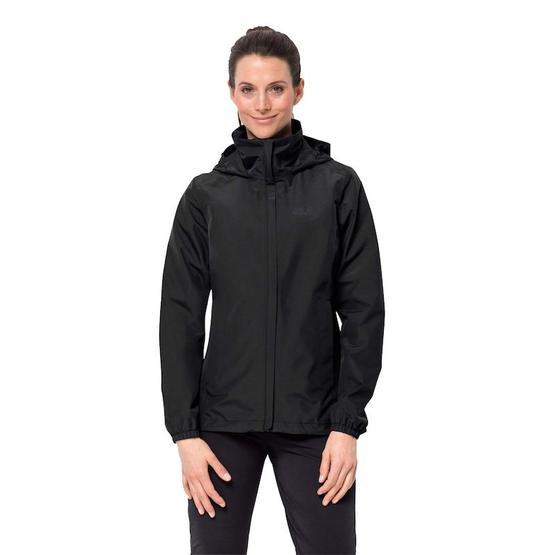 Jack Wolfskin Stormy Point Siyah Kadın Outdoor Mont