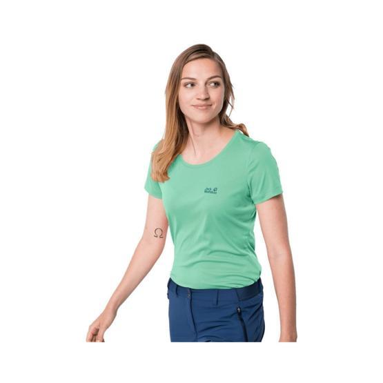 Jack Wolfskin Tech TW Yeşil Kadın T-shirt