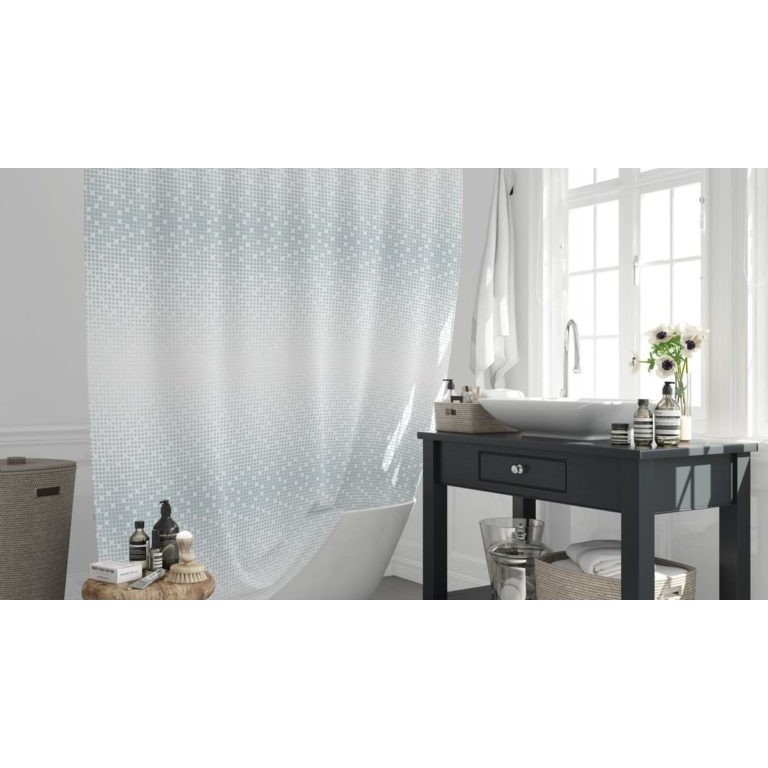 Jackline Duş Perdesi 1079 Model Çift Kanat 2x110x200cm - 110 x 200 cm - Renkli Perde Fiyatı